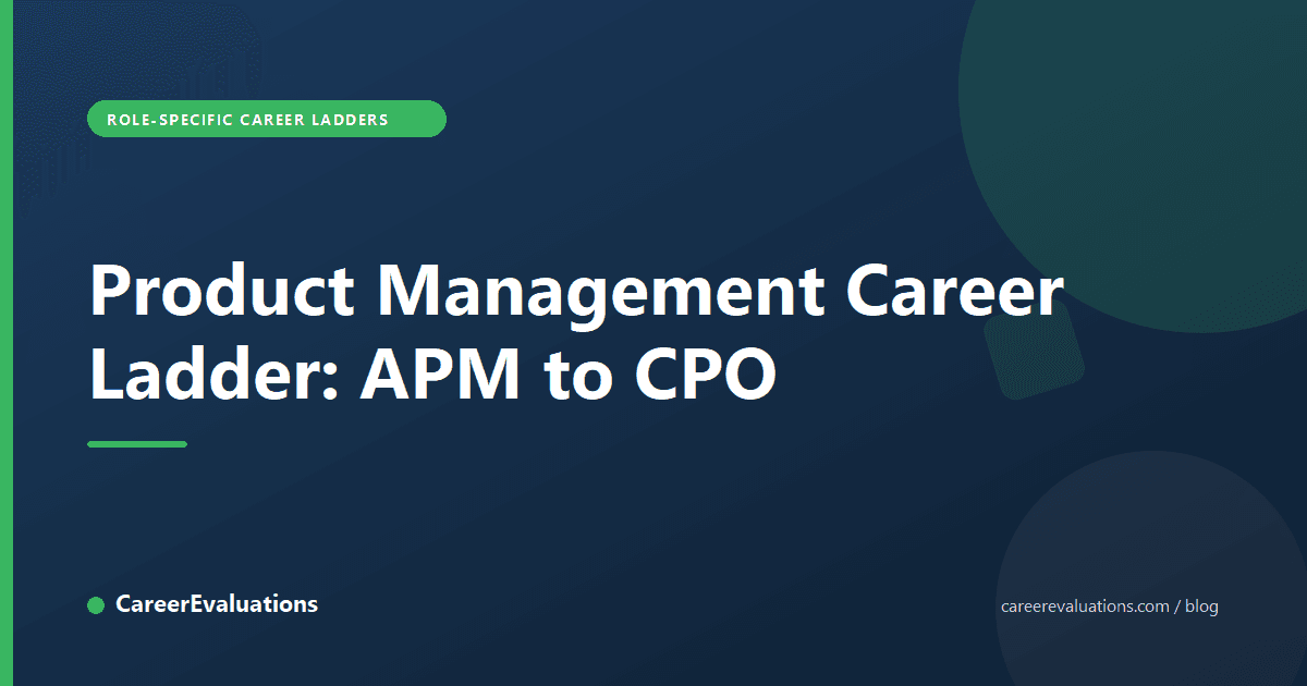 Product Management Career Ladder: APM to CPO