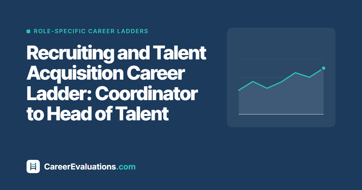 Recruiting and Talent Acquisition Career Ladder: Coordinator to Head of Talent