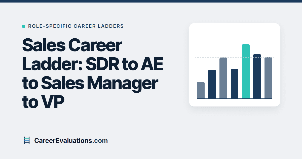 Sales Career Ladder: SDR to AE to Sales Manager to VP