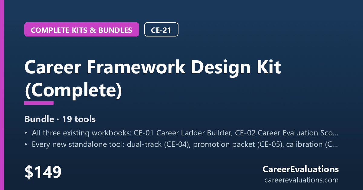 Career Framework Design Kit (Complete)