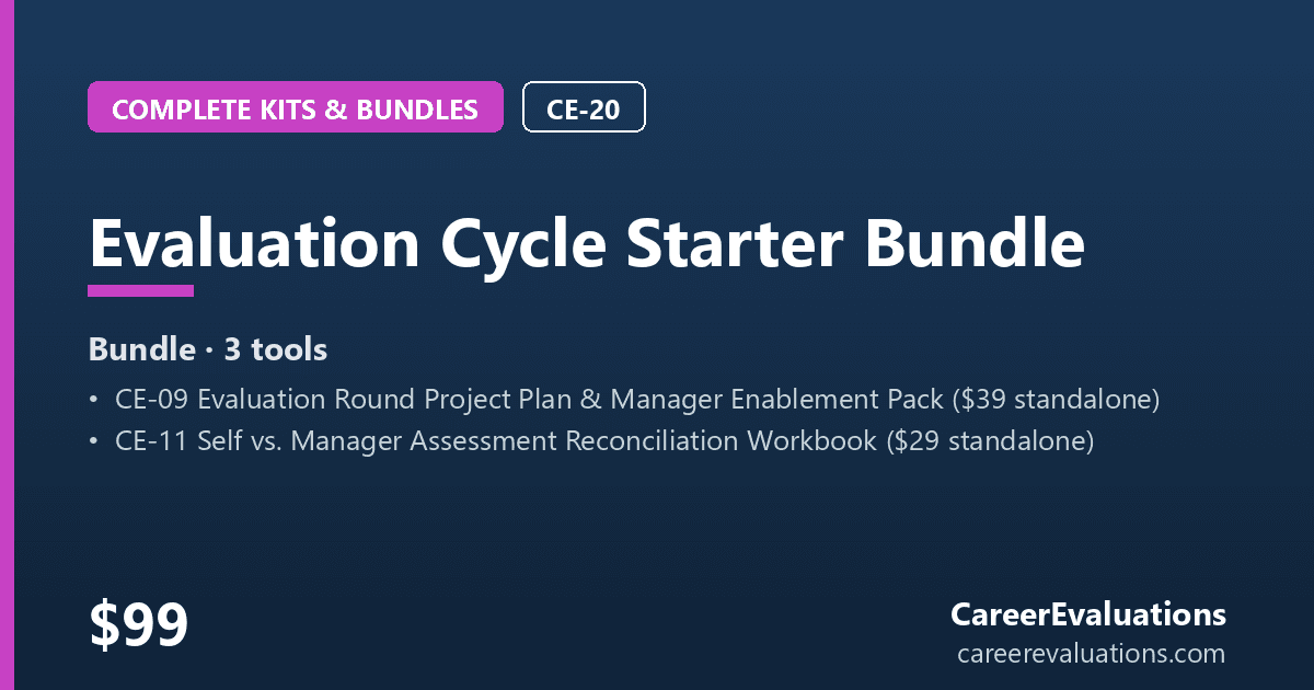 Evaluation Cycle Starter Bundle