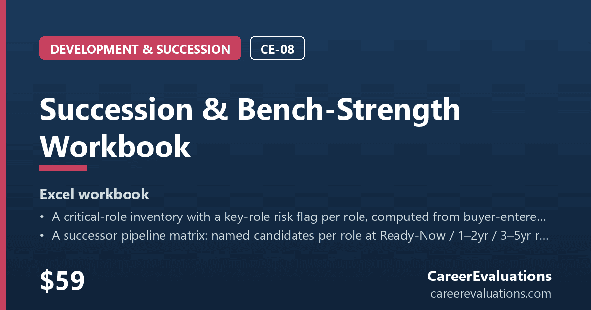 Succession & Bench-Strength Workbook